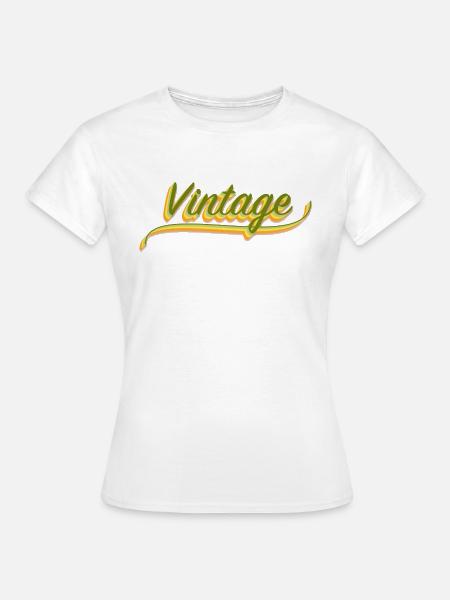 Weinlese - Frauen T-Shirt - Weiß