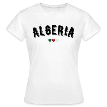Algerien - Frauen T-Shirt - Weiß - Vorne - AI Model Female 172 dark (172cm)