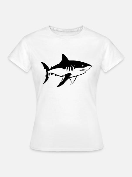 Hai - Frauen T-Shirt - Weiß