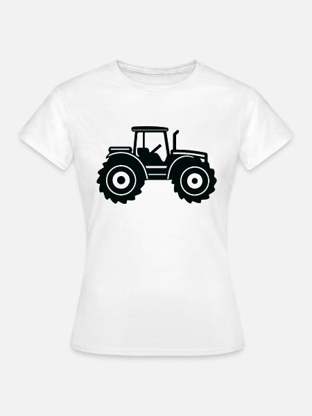 Traktor - Frauen T-Shirt - Weiß