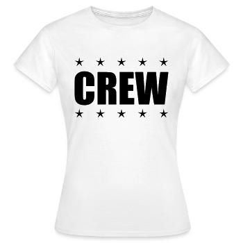 équipage - T-shirt Femme - blanc - Devant - AI Model Female 172 dark (172cm)