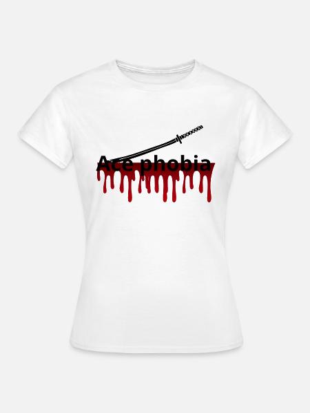 Ass-Phobie - Frauen T-Shirt - Weiß