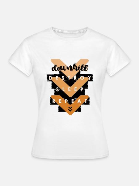 Downhill - Frauen T-Shirt - Weiß