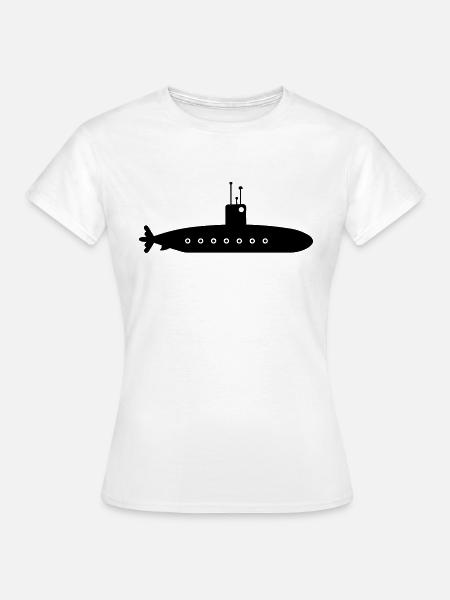 U-Boot-Boot - Frauen T-Shirt - Weiß