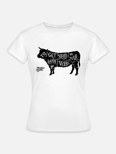 Go Vegan - Frauen T-Shirt - Weiß