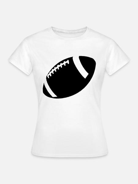 American Football - Frauen T-Shirt - Weiß