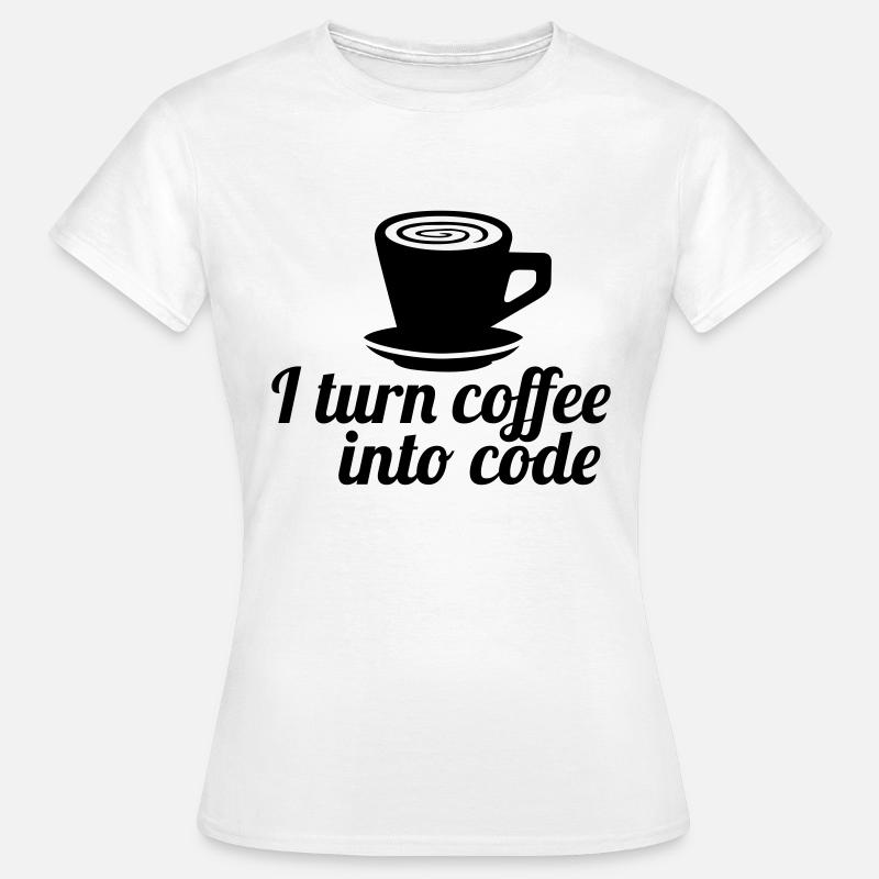 code - Women's T-Shirt - white