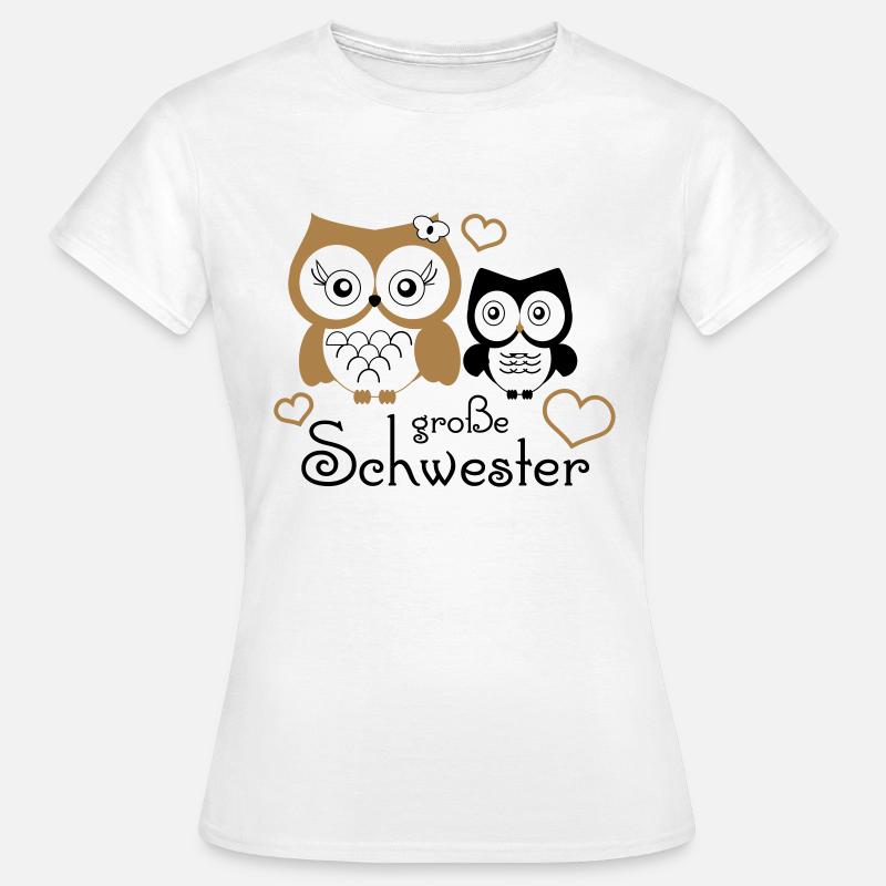 große Schwester - Frauen T-Shirt - Weiß