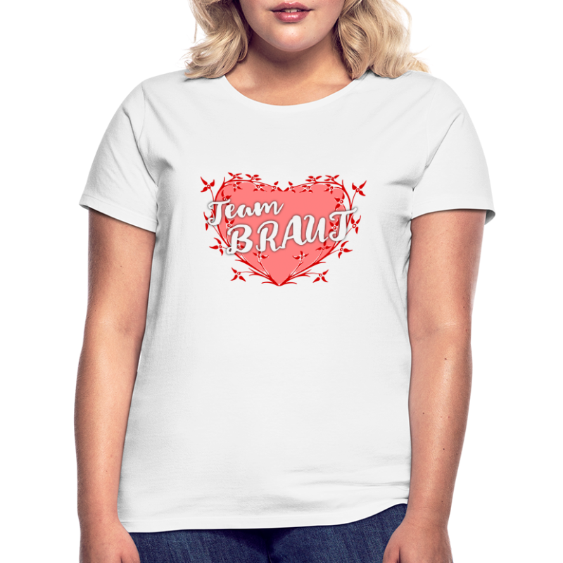Team Braut Herz - Frauen T-Shirt