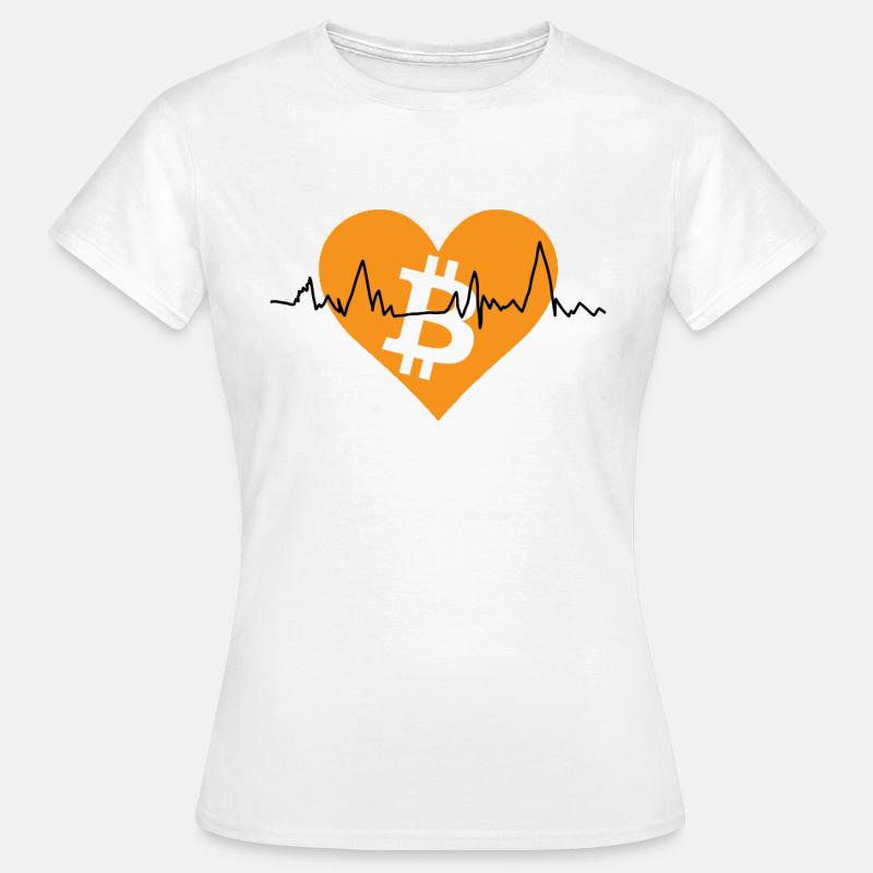 Bitcoin pulse - Women's T-Shirt - white