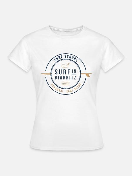 Logo für Surfen - Frauen T-Shirt - Weiß