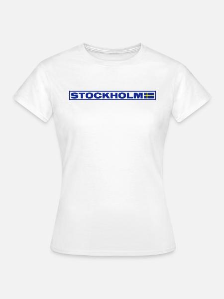 STOCKHOLM - Frauen T-Shirt - Weiß