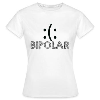 Bipolar Mental Health - Frauen T-Shirt - Weiß - Vorne - AI Model Female 172 dark (172cm)