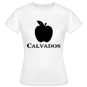 calvados - T-shirt Femme - blanc - Devant - AI Model Female 172 dark (172cm)