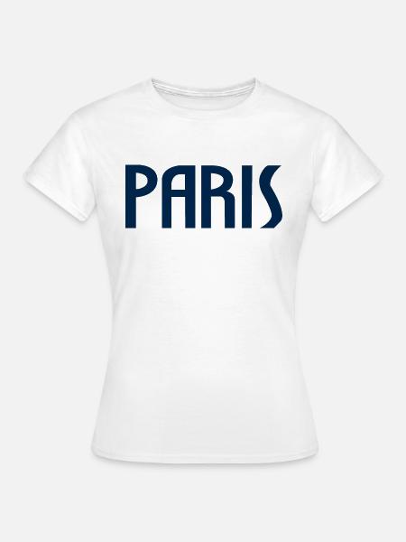 Paris - T-shirt Femme - blanc