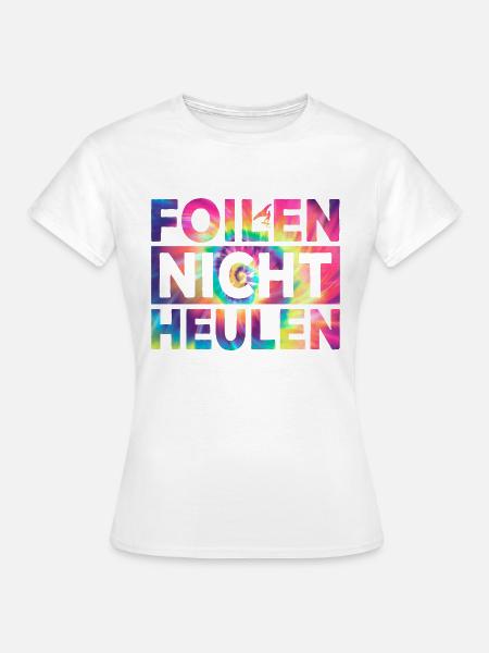 Wing Foiling Surf Surfing Surfer - Frauen T-Shirt - Weiß