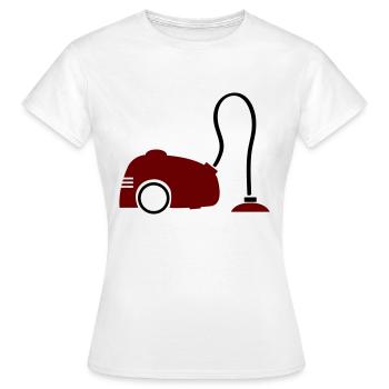 Aspirateur - T-shirt Femme - blanc - Devant - AI Model Female 172 dark (172cm)
