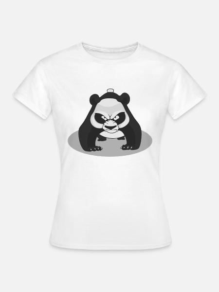 Panda - Frauen T-Shirt - Weiß