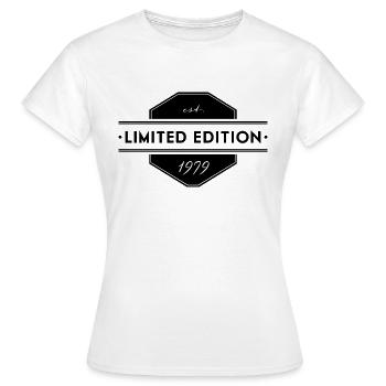 LIMITED EDITION_1979 - Women's T-Shirt - white - Front - AI Model Female 172 dark (172cm)