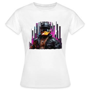 Rapper - Frauen T-Shirt - Weiß - Vorne - AI Model Female 172 dark (172cm)