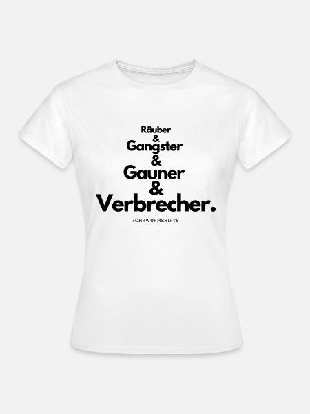Ohrwurmshirts: Pfefferkorn - Frauen T-Shirt - Weiß