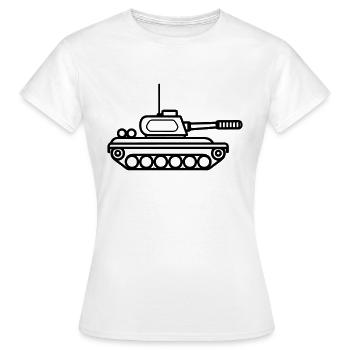 tank - Women's T-Shirt - white - Front - AI Model Female 172 dark (172cm)