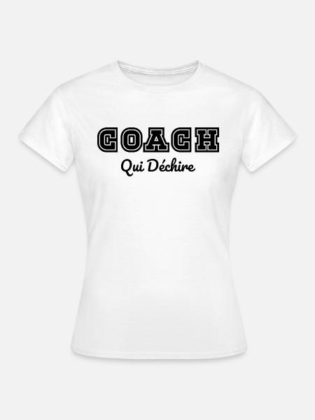 Coach Wer - Frauen T-Shirt - Weiß