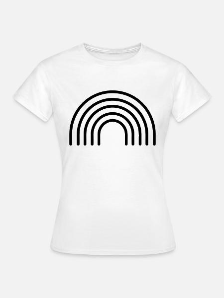 Regenbogen - Frauen T-Shirt - Weiß