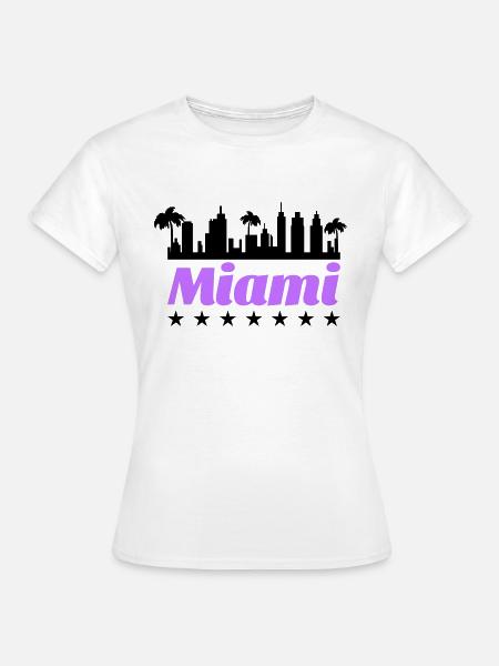miami - Frauen T-Shirt - Weiß