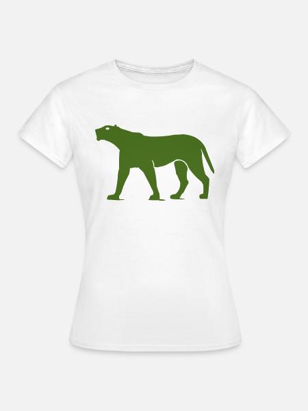 panther animal - Frauen T-Shirt - Weiß