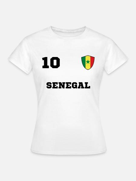 SENEGAL Team Mannschaft - Frauen T-Shirt - Weiß