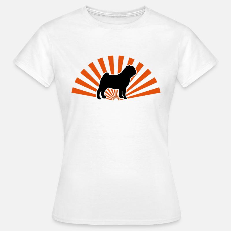 pug - Women's T-Shirt - white