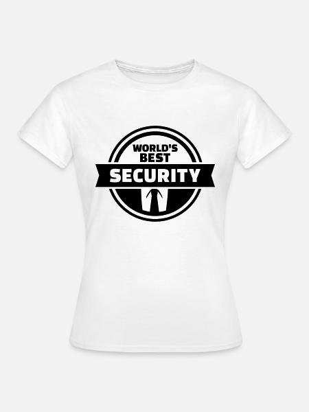 Security - Frauen T-Shirt - Weiß