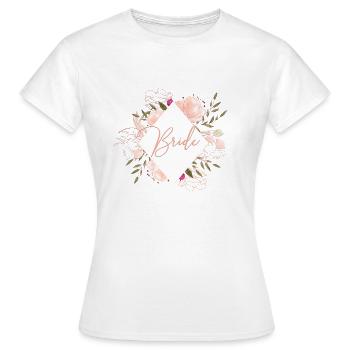 Hen party rhombus Team Bride 1 - Women's T-Shirt - white - Front - AI Model Female 172 dark (172cm)