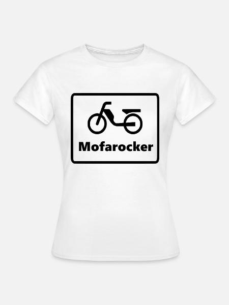 Mofarocker - Frauen T-Shirt - Weiß
