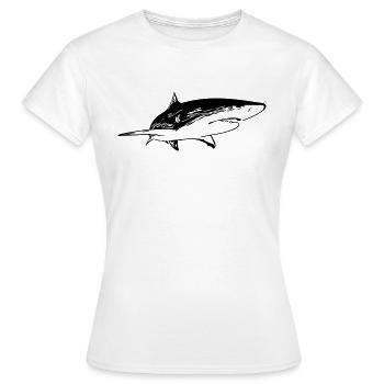 Hai - Vintage Vector Design - T-shirt Femme - blanc - Devant - AI Model Female 172 dark (172cm)