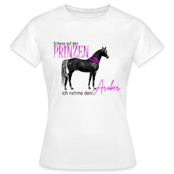 Araber - Frauen T-Shirt - Weiß - Vorne - AI Model Female 172 dark (172cm)