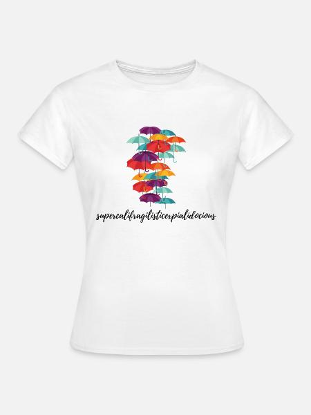 Superkalifragelistik - Frauen T-Shirt - Weiß