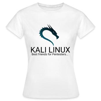 Kali Linux - T-shirt Femme - blanc - Devant - AI Model Female 172 dark (172cm)
