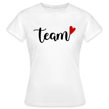 Team - Frauen T-Shirt - Weiß - Vorne - AI Model Female 172 dark (172cm)