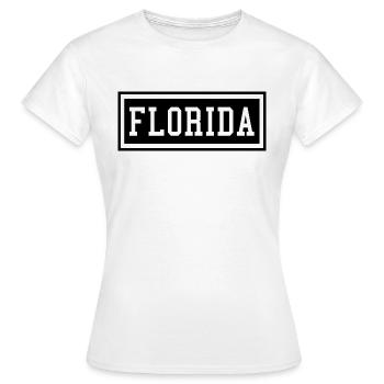 Florida - Women's T-Shirt - white - Front - AI Model Female 172 dark (172cm)