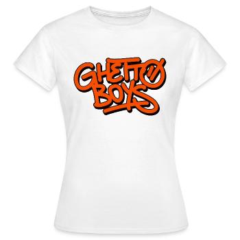 Ghetto boys - Women's T-Shirt - white - Front - AI Model Female 172 dark (172cm)