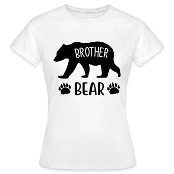 brother bear - Frauen T-Shirt - Weiß - Vorne - AI Model Female 172 dark (172cm)