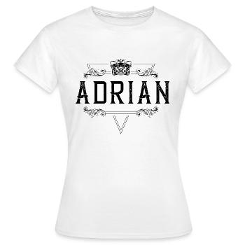 Adrian Name - Women's T-Shirt - white - Front - AI Model Female 172 dark (172cm)