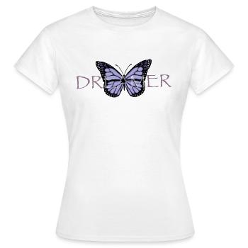 Butterfly Dreamer - Women's T-Shirt - white - Front - AI Model Female 172 dark (172cm)