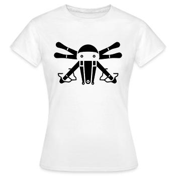 Drohne - Frauen T-Shirt - Weiß - Vorne - AI Model Female 172 dark (172cm)