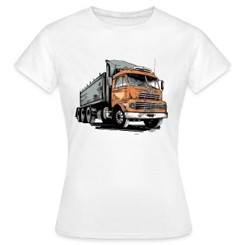 CargoMaster LKW - Frauen T-Shirt - Weiß - Vorne - AI Model Female 172 dark (172cm)