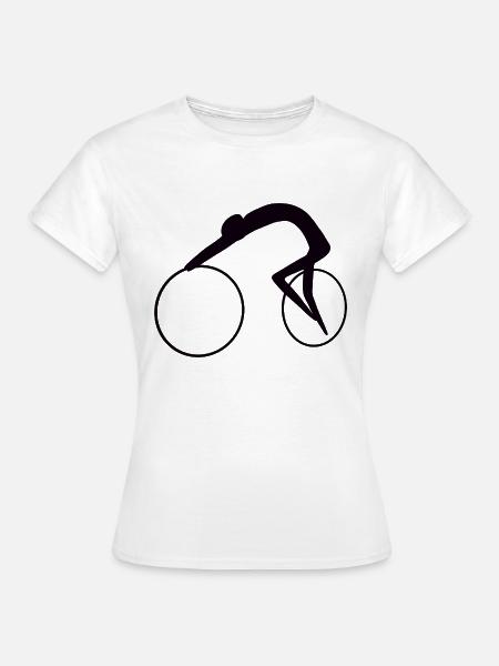 cyclist - Frauen T-Shirt - Weiß