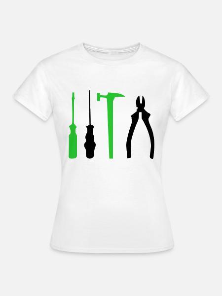 werkzeug - Frauen T-Shirt - Weiß
