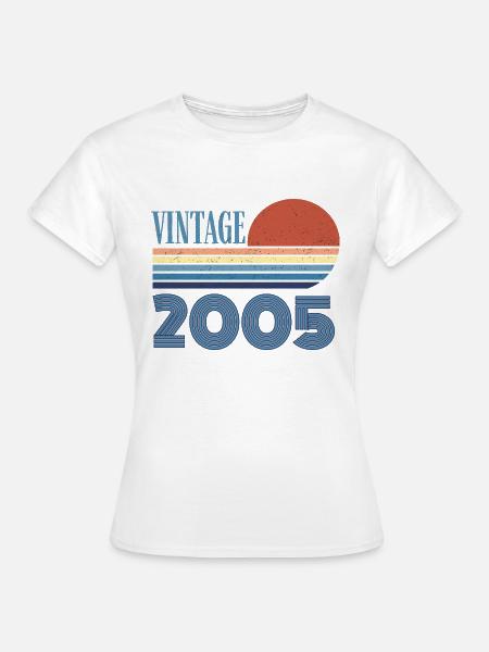 Jahrgang 2005 - Frauen T-Shirt - Weiß